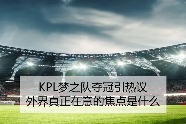 KPL梦之队夺冠引热议 外界真正在意的焦点是什么